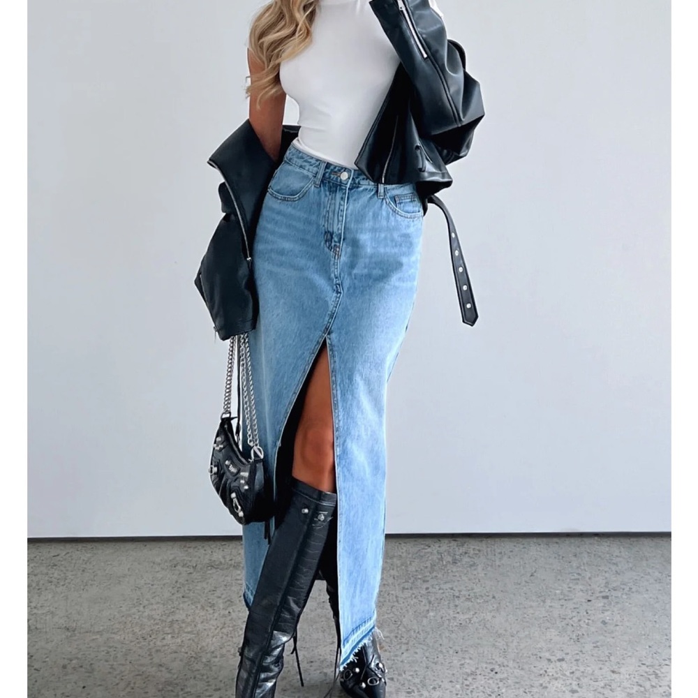 Brand New w/ Tags - Denim Maxi